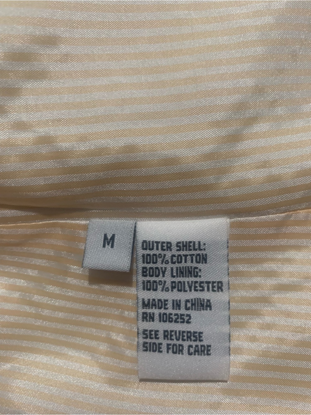 Jane Post Cream Button-Front  Rain  Jacket - Picture 7 of 7